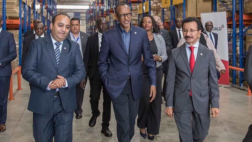 Le gouvernement rwandais et DP world Le président Rwandais et son partenaire privé